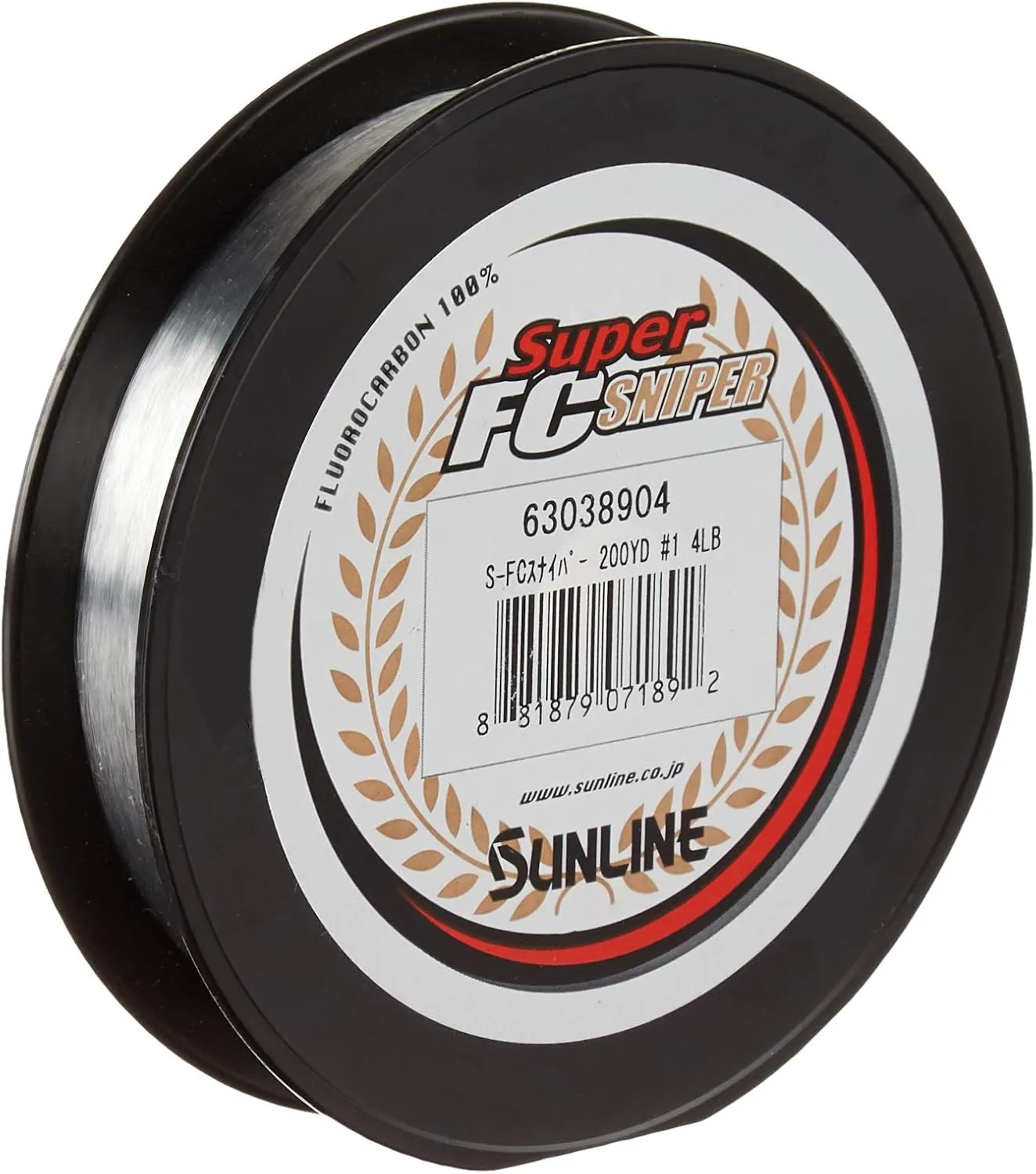 Sunline 63038924 Super FC Sniper Fluorocarbon Line (Natural Clear 165 Yard 25 Pound)