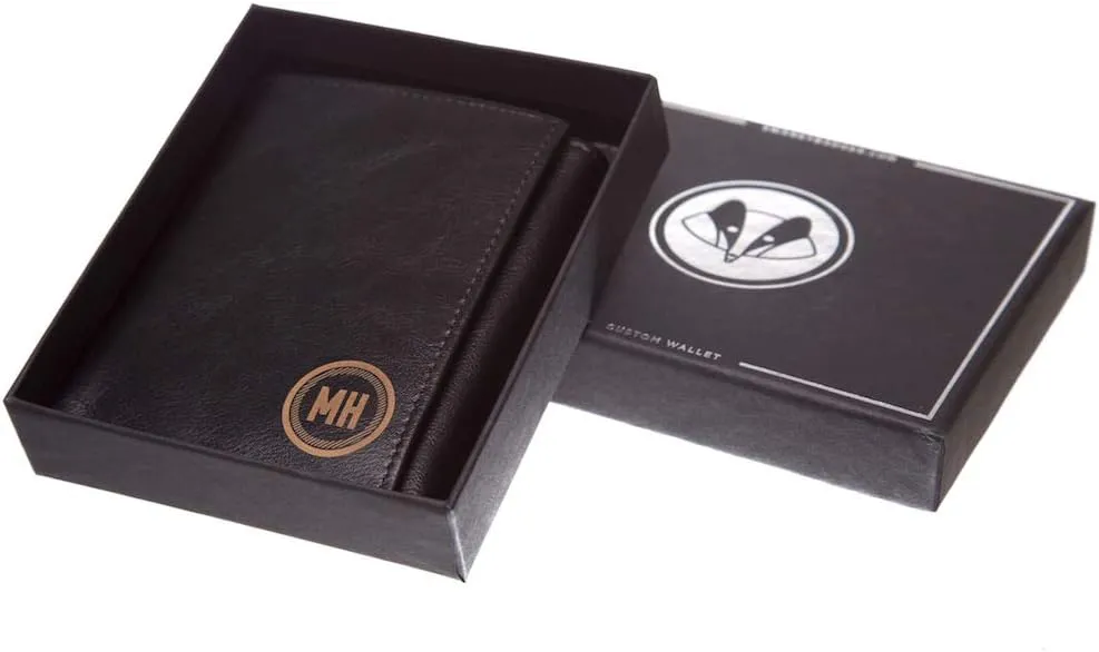 Swanky Badger NEW Personalized Wallet - Trifold Wallet, ID & Card Slots