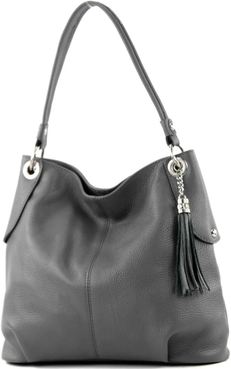 T185 - ital. ladies leather shoulder bag