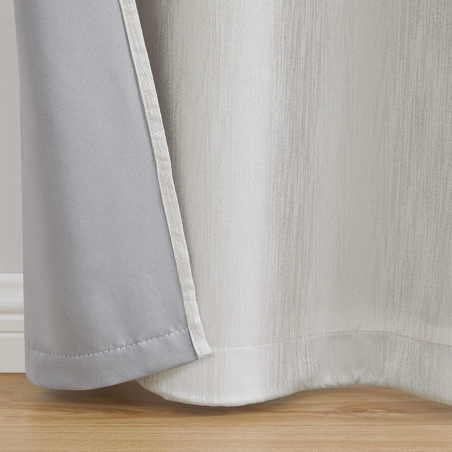 Tahari Home - Blackout Curtains, Window Treatment with Grommet Top, Stylish Home Decor (Lyre Champagne, 38" x 84")