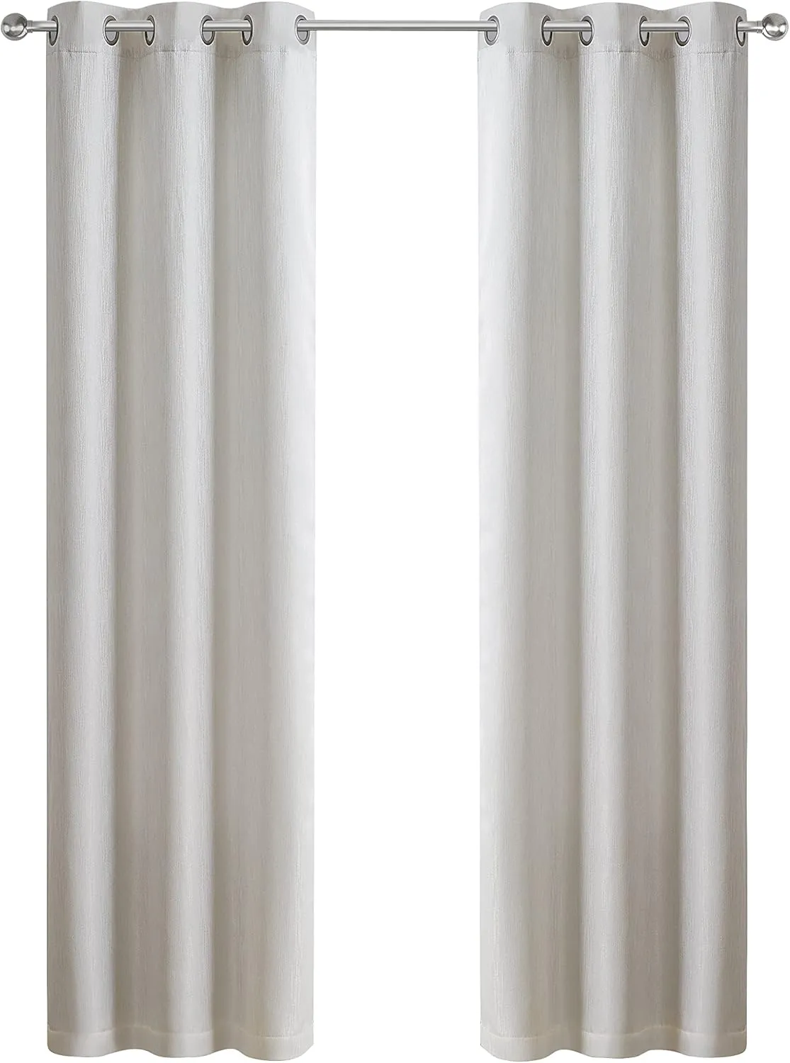 Tahari Home - Blackout Curtains, Window Treatment with Grommet Top, Stylish Home Decor (Lyre Champagne, 38" x 84")