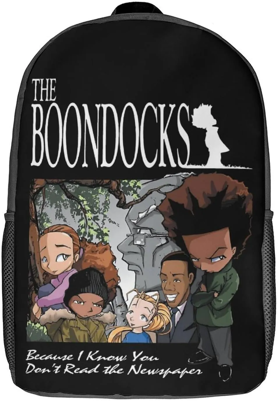 The Boonddocks Backpack Animated Travel Casual Daypack Cool Laptop Bags Cartoon Fans Multi-function Bookbag