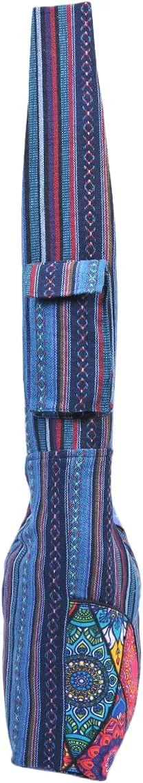 THE COLLECTION ROYAL Hobo Crossbody Bags for Women, Boho Purse, Boho Bag | Hippie Bag, Indie Tote Bag, Cloth Purse for Women