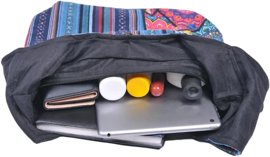 THE COLLECTION ROYAL Hobo Crossbody Bags for Women, Boho Purse, Boho Bag | Hippie Bag, Indie Tote Bag, Cloth Purse for Women