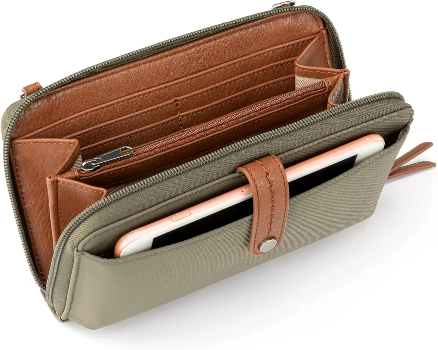 The Sak Esperato Nylon Smartphone Crossbody in Eco Twill, Removable Crossbody Strap
