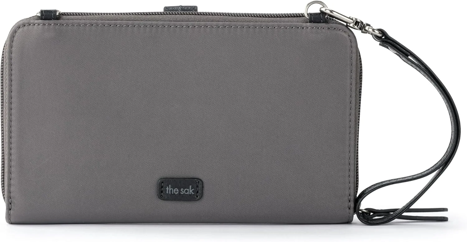 The Sak Esperato Nylon Smartphone Crossbody in Eco Twill, Removable Crossbody Strap