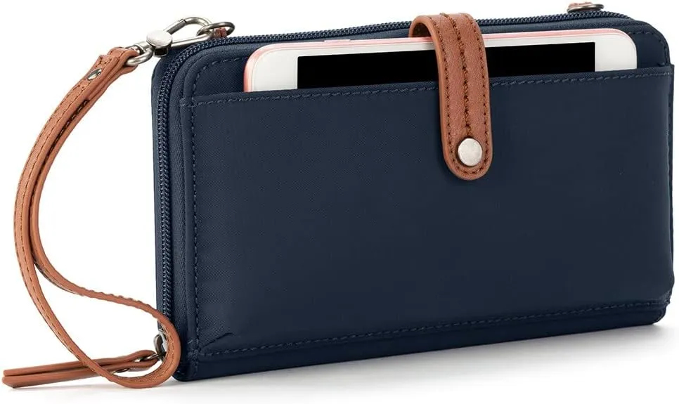 The Sak Esperato Nylon Smartphone Crossbody in Eco Twill, Removable Crossbody Strap