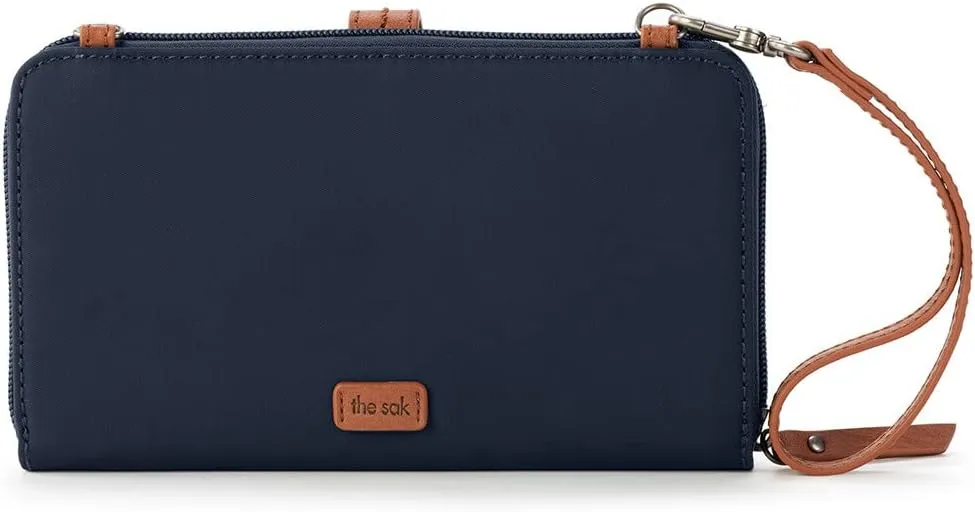 The Sak Esperato Nylon Smartphone Crossbody in Eco Twill, Removable Crossbody Strap
