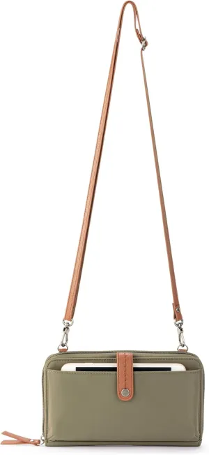 The Sak Esperato Nylon Smartphone Crossbody in Eco Twill, Removable Crossbody Strap