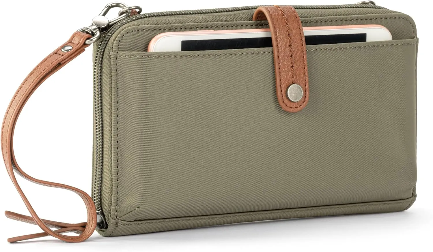 The Sak Esperato Nylon Smartphone Crossbody in Eco Twill, Removable Crossbody Strap