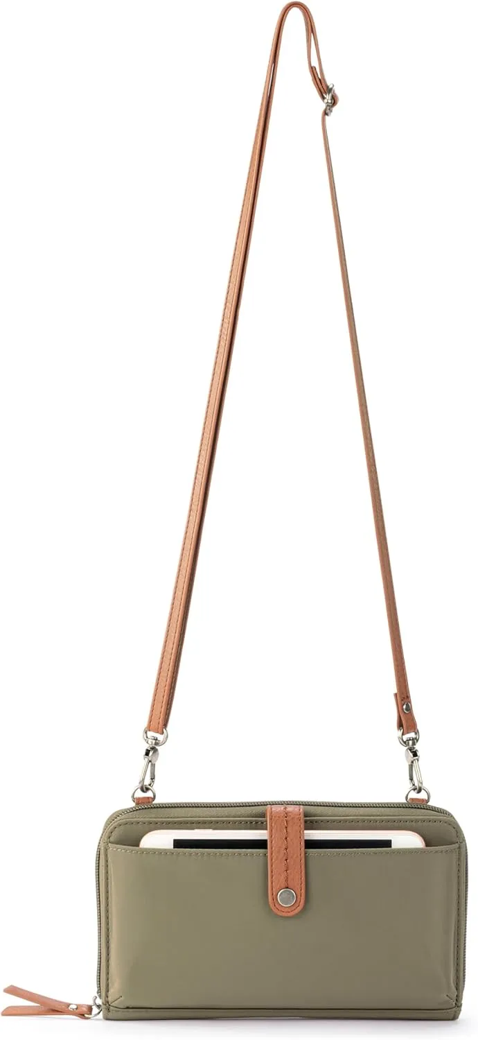 The Sak Esperato Nylon Smartphone Crossbody in Eco Twill, Removable Crossbody Strap