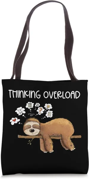 Thinking Overload Social Media Focus Concentration Teen Tote Bag