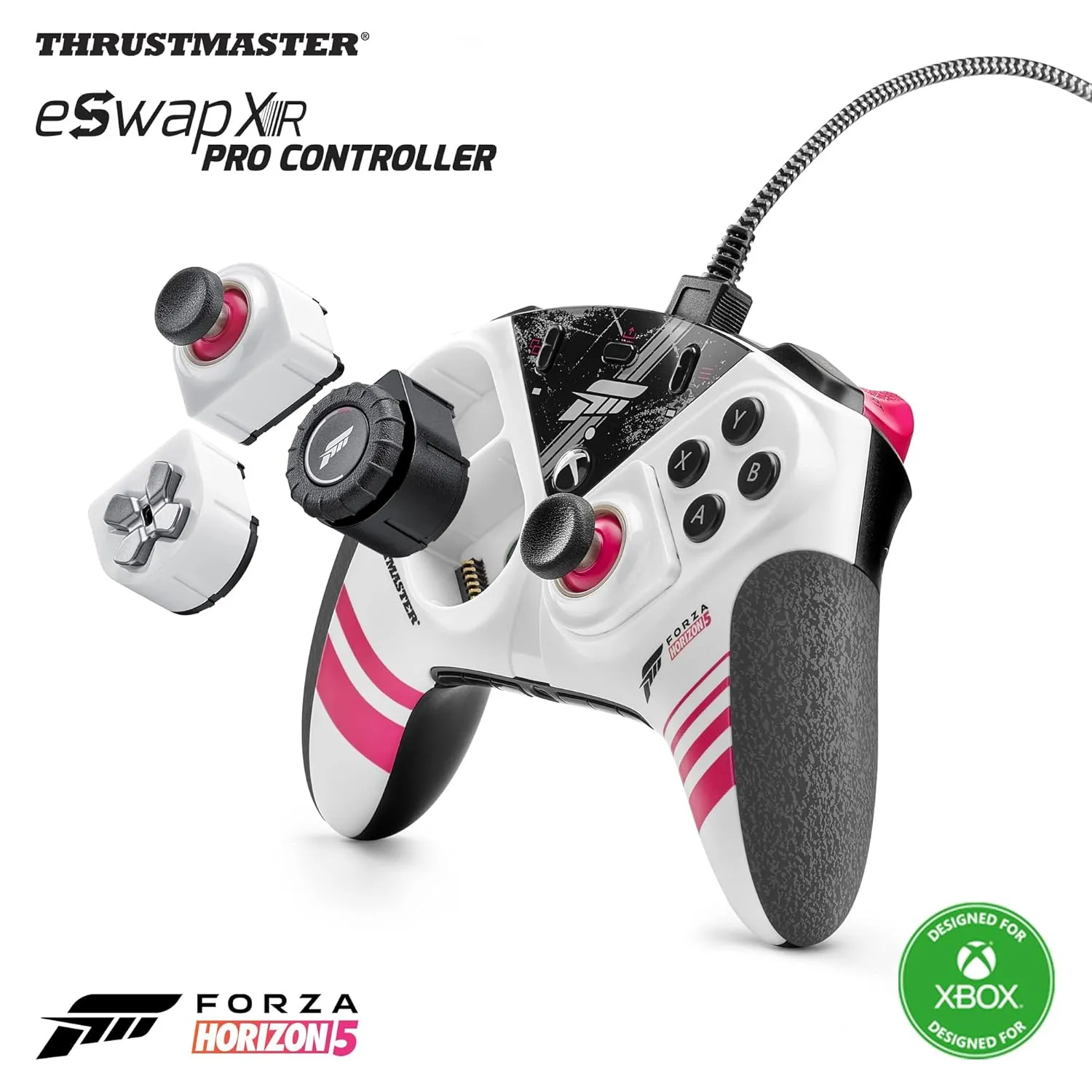 Thrustmaster ESWAP XR Pro Controller Forza Edition, Modular Wired Gamepad, Racing Wheel Module, Official FORZA HORIZON 5 and Xbox Series X|S, Precise Mini-Sticks, Tact Switches