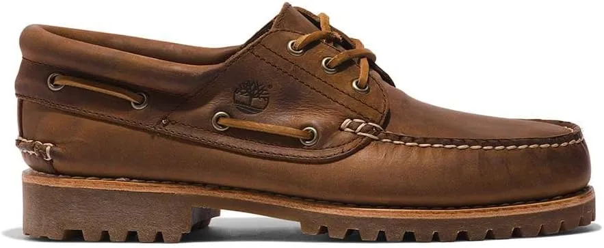 Timberland Mens Authentics 3 Eye Classic Lug Leather Shoes