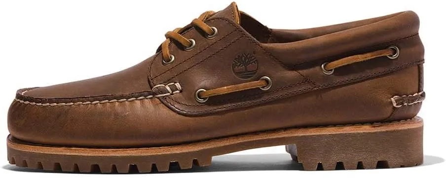 Timberland Mens Authentics 3 Eye Classic Lug Leather Shoes