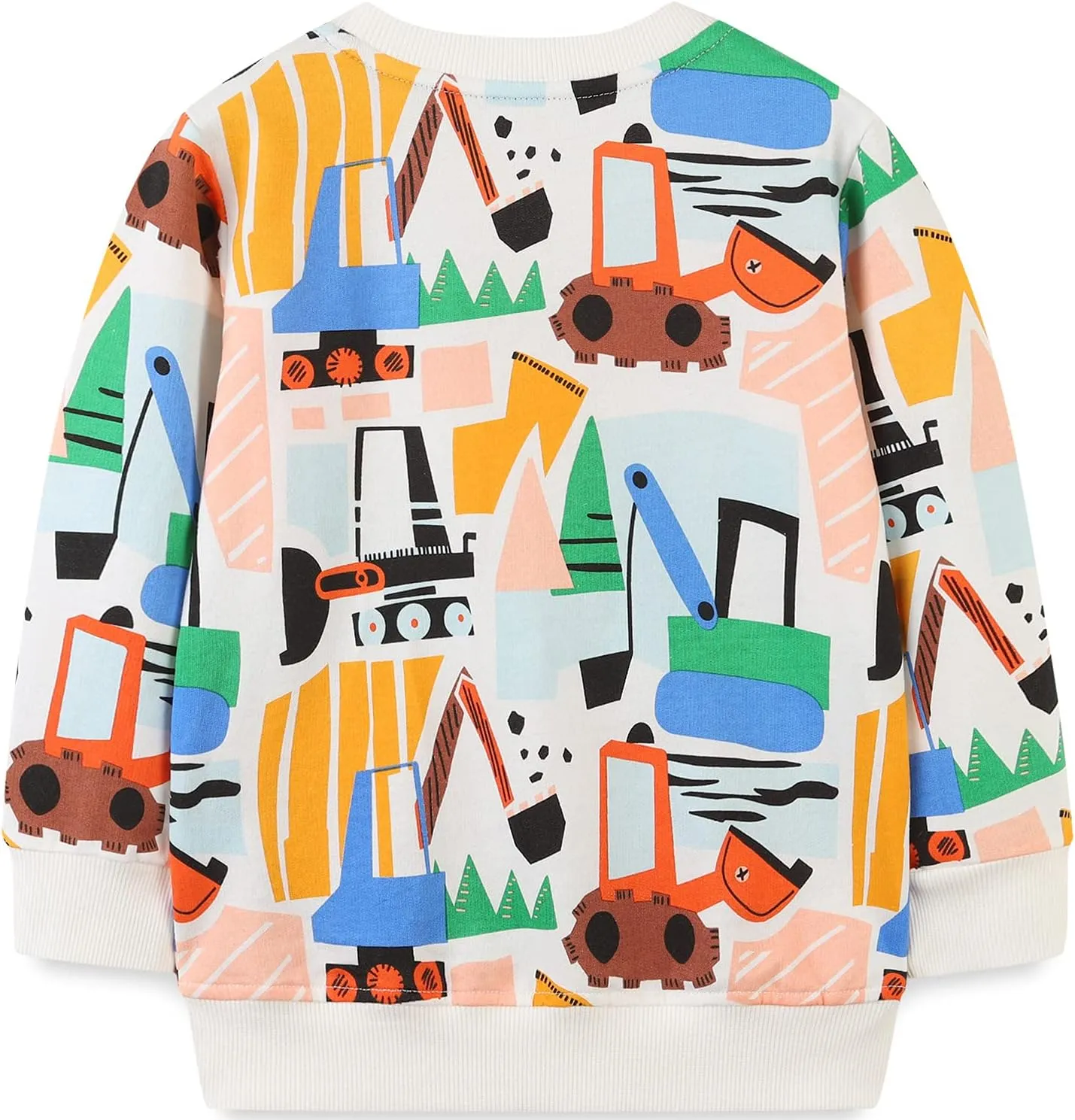 Toddler Boy Cotton Crewneck Long Sleeve Sweatshirt Christmas Clothing 2-7T