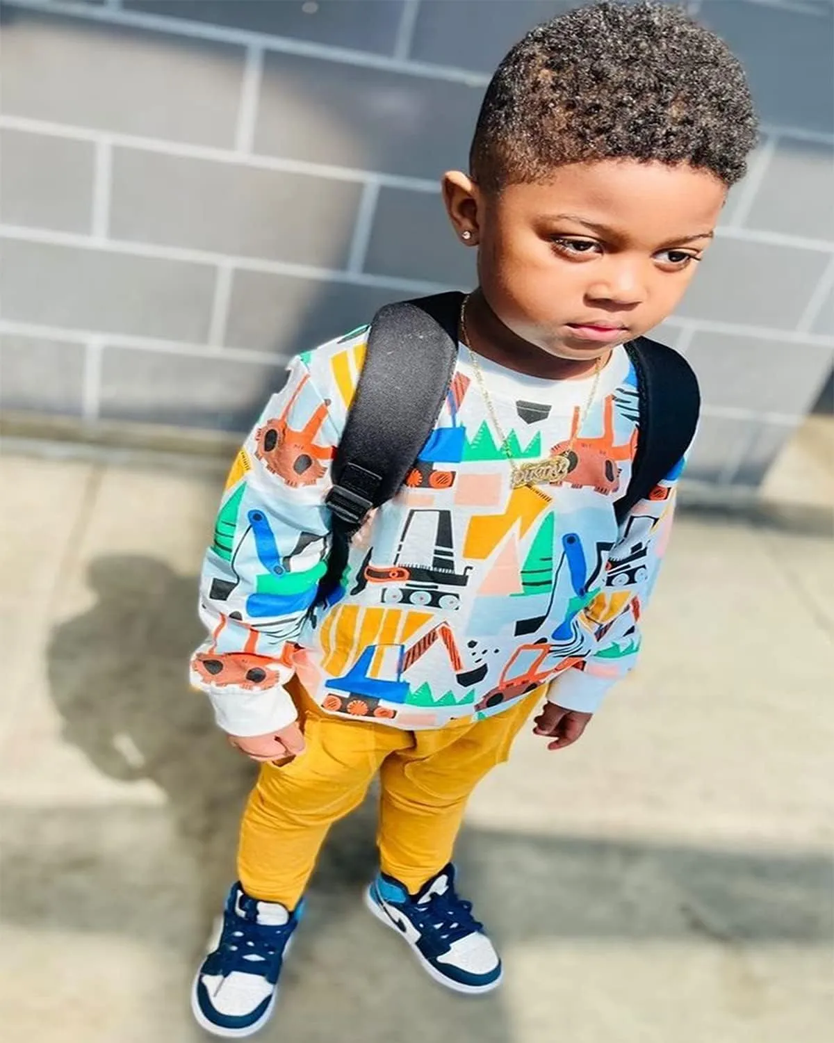 Toddler Boy Cotton Crewneck Long Sleeve Sweatshirt Christmas Clothing 2-7T