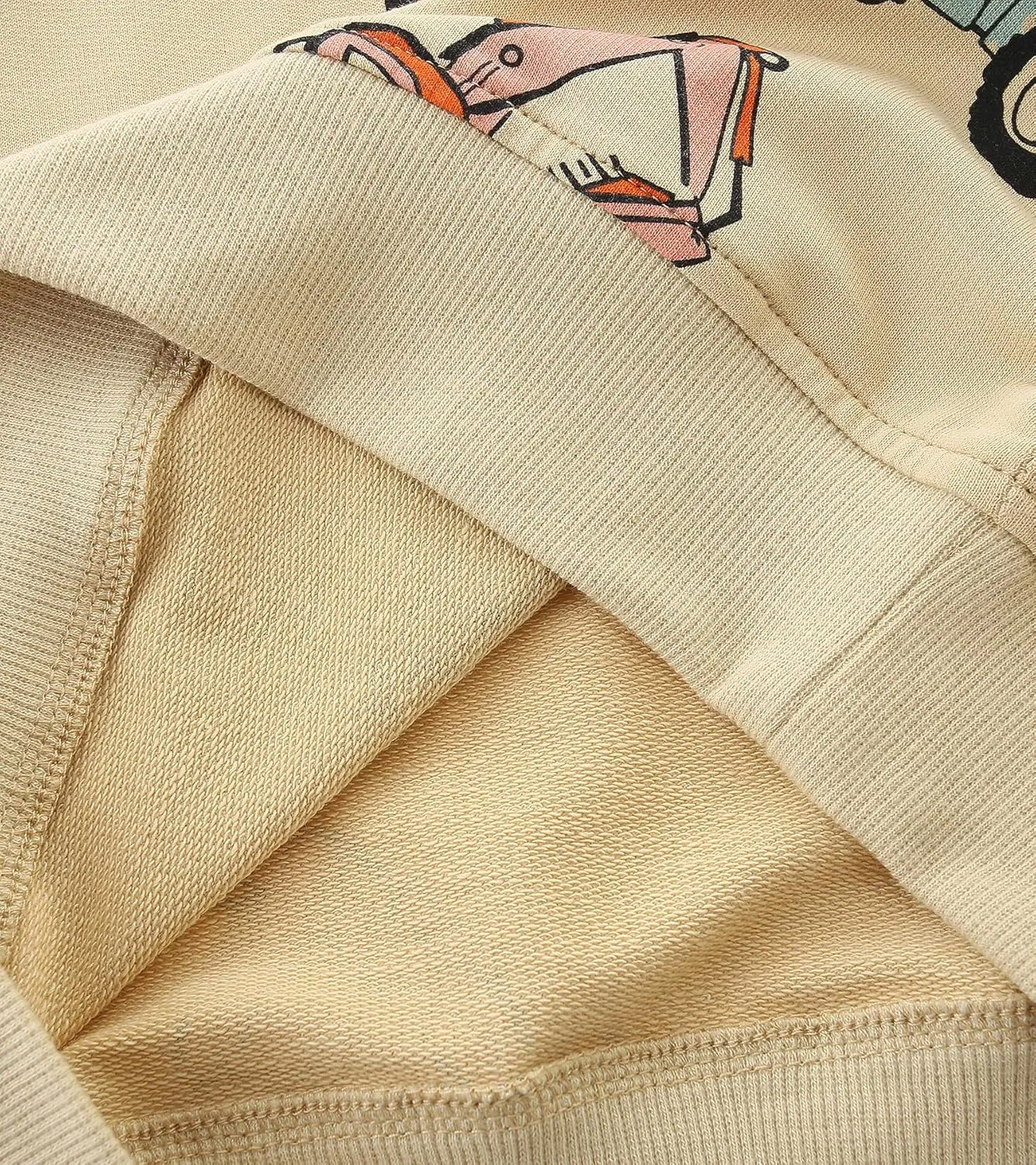 Toddler Boys Sweatshirts Kids Cotton Long Sleeve Crewneck Pullover Cartoon Print Shirts 2-7T