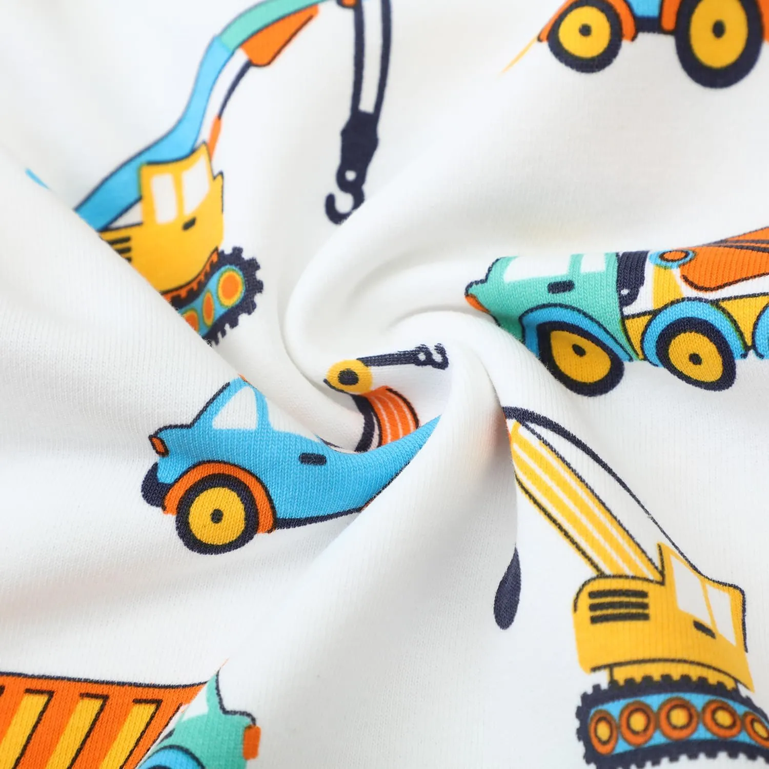 Toddler Boys Sweatshirts Kids Cotton Long Sleeve Crewneck Pullover Cartoon Print Shirts 2-7T