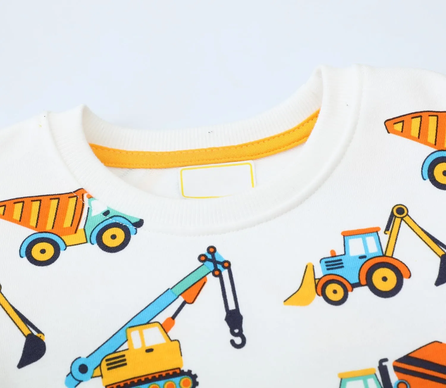 Toddler Boys Sweatshirts Kids Cotton Long Sleeve Crewneck Pullover Cartoon Print Shirts 2-7T