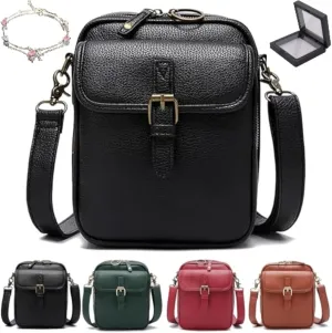 Tojoyride Crossbody Bag, Urvashi Crossbody Bag, Vintage Anti Theft Purse With 10 Card Slot, Shoulder Bags Built In Wallet