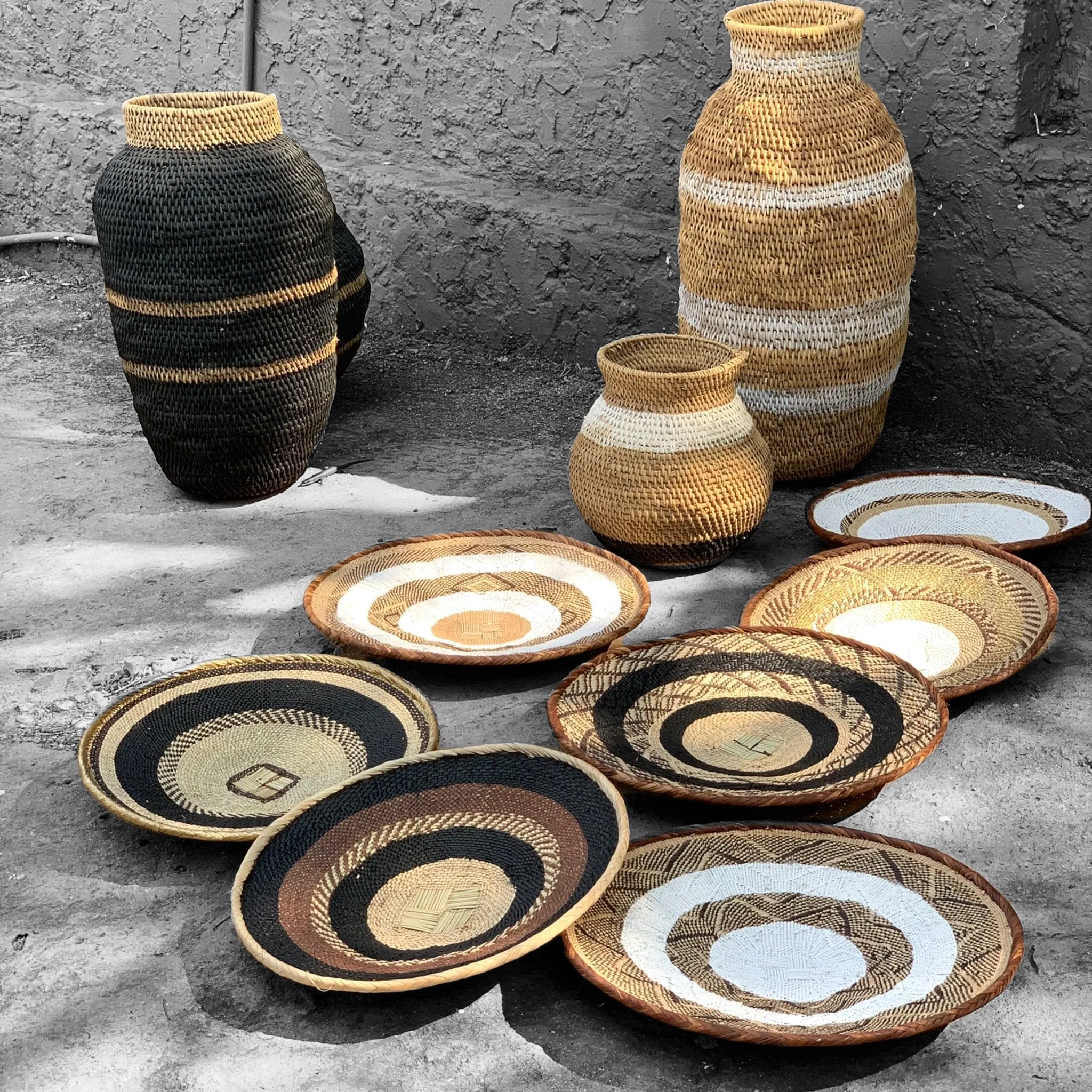 Tonga / Binga Baskets - Traditional - Natural