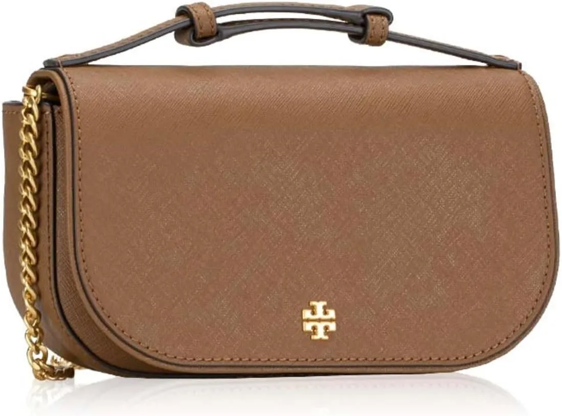 Tory Burch Emerson Top Handle Women's Saffiano Leather Crossbody Bag