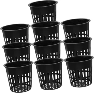 Totority Versatile Hydroponic Growing Kit 10pcs Net Cups with Root Control for Balcony Indoor