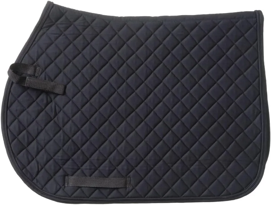 Tough 1 EquiRoyal Quilted AP Saddle Pad Black
