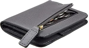 Toughergun Wallet Women Rfid Blocking Small Compact Bifold Luxury Leather Pocket Wallet Ladies Mini Purse with ID Window