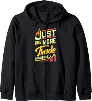 Trading Investor Forex Stock Purse Zip Hoodie
