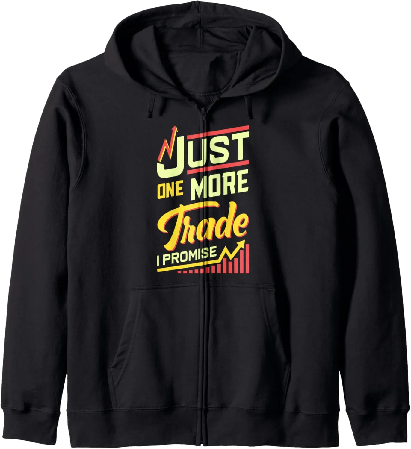 Trading Investor Forex Stock Purse Zip Hoodie