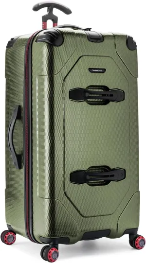 Traveler's Choice Maxporter II 30" Hardside Spinner Trunk Luggage, Expandable, Dark Green