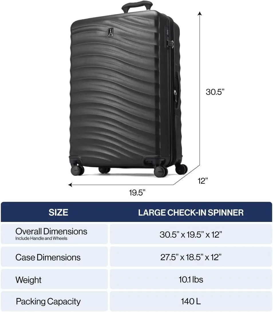 Travelpro Maxlite Air V2 Hardside Expandable Checked Luggage, 8 Spinner Wheels, Lightweight Hard Shell Suitcase, TSA lock, Cabernet, Checked Large 28-Inch
