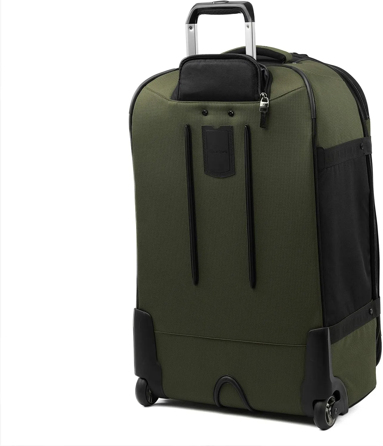 Travelpro Unisex-Adult Bold Softside Expandable Rollaboard Upright Luggage, Olive/Black, Checked-Large 28-Inch