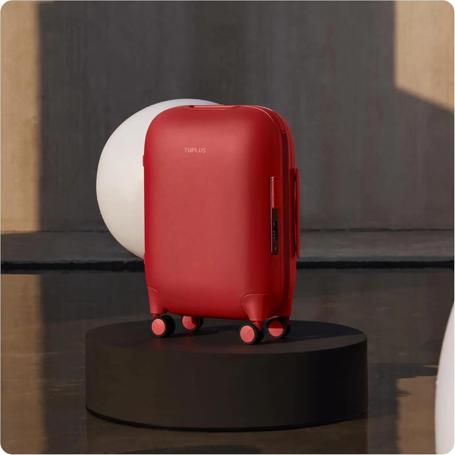 TUPLUS Suitcase ABS Hard Shell Luggage Hold Check in Travel Case with 4 Spinner Wheels with TSA Lock,TIME CAPSULE COLLECTION