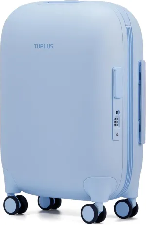 TUPLUS Suitcase ABS Hard Shell Luggage Hold Check in Travel Case with 4 Spinner Wheels with TSA Lock,TIME CAPSULE COLLECTION