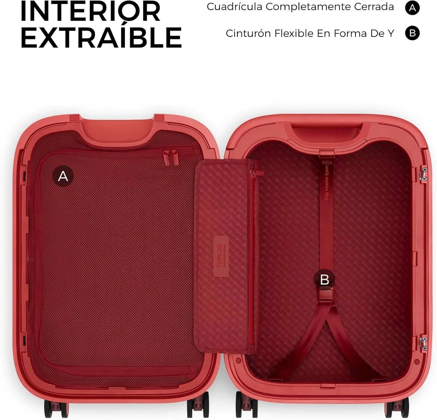 TUPLUS Suitcase ABS Hard Shell Luggage Hold Check in Travel Case with 4 Spinner Wheels with TSA Lock,TIME CAPSULE COLLECTION