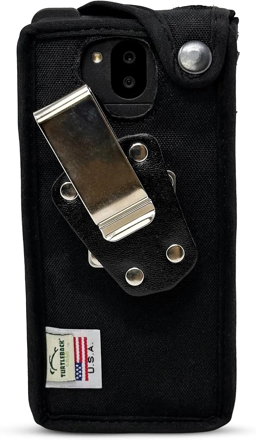 Turtleback Fitted Nylon Case Made for Sonim XP10 Heavy Duty with Rotating Removable Metal Belt Clip