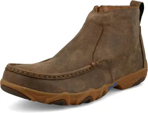 Twisted X Men's 4" Chelsea Driving Moc, Moc Toe with CellStretch, Bomber, 13 W