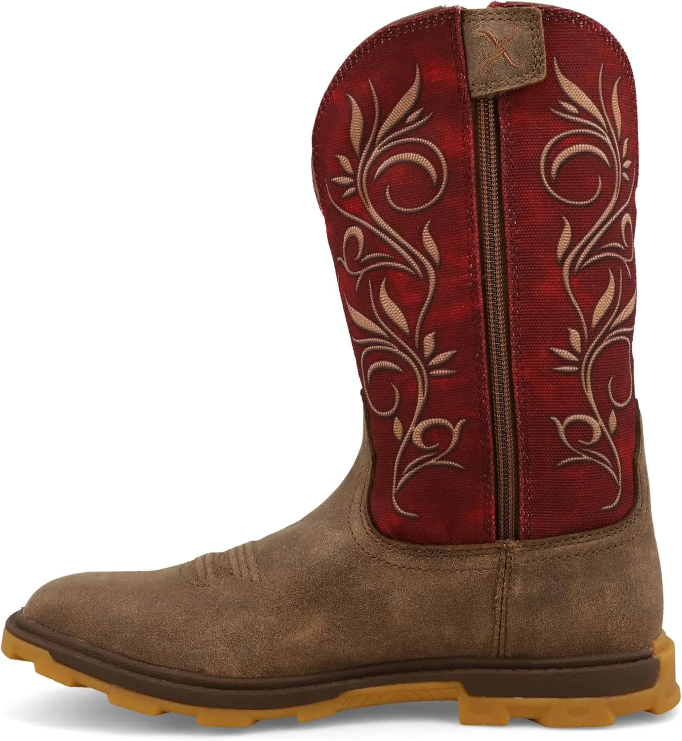 Twisted X Women's 10" UltraLite X Boot, Wide Square Toe with UltraLite X