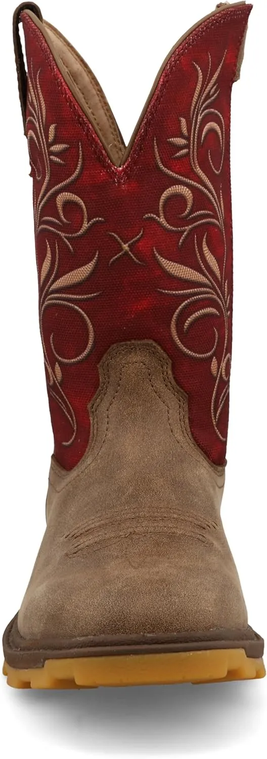 Twisted X Women's 10" UltraLite X Boot, Wide Square Toe with UltraLite X