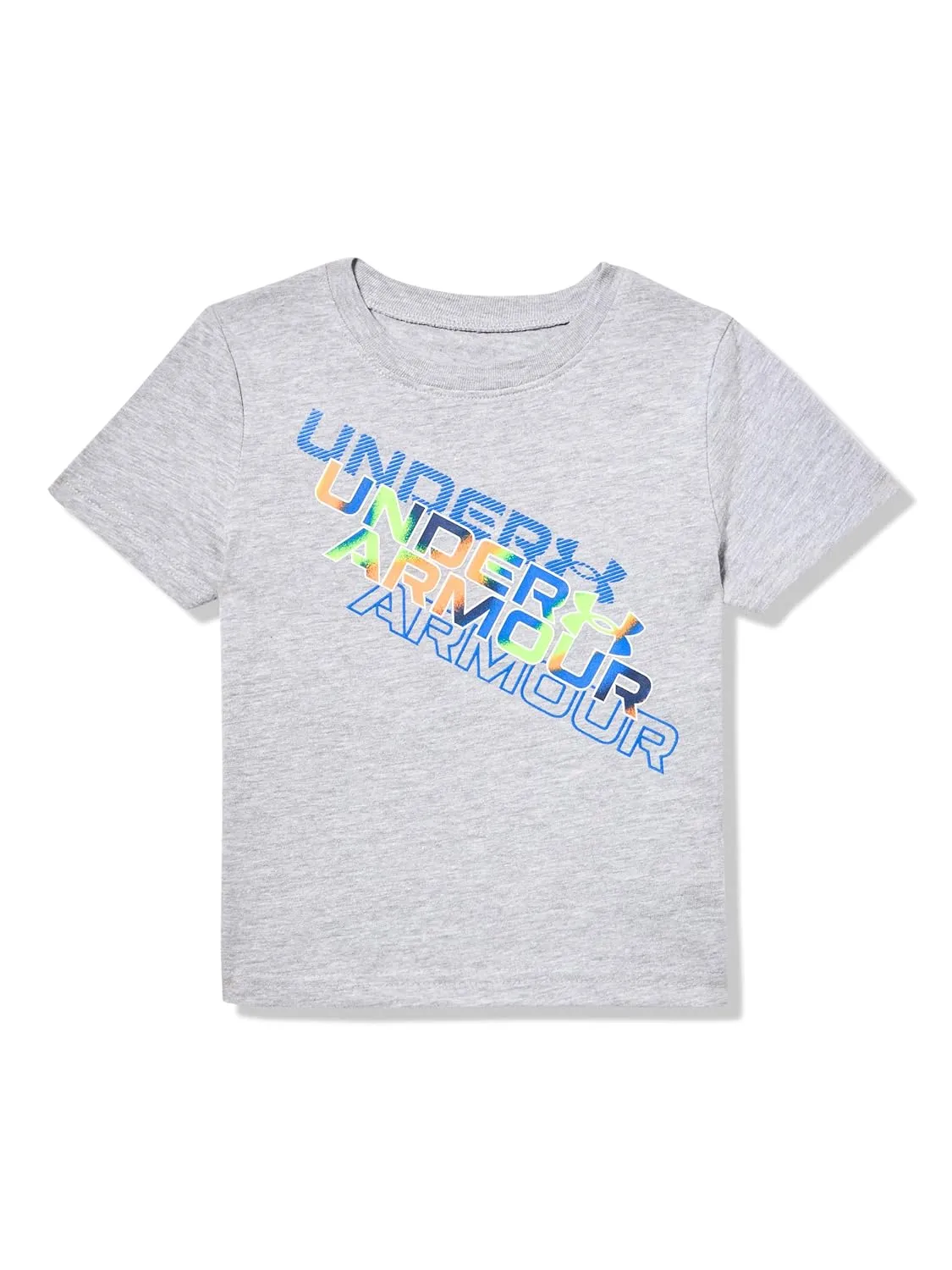 UA Print Fill SS, MOD Gray, 4T
