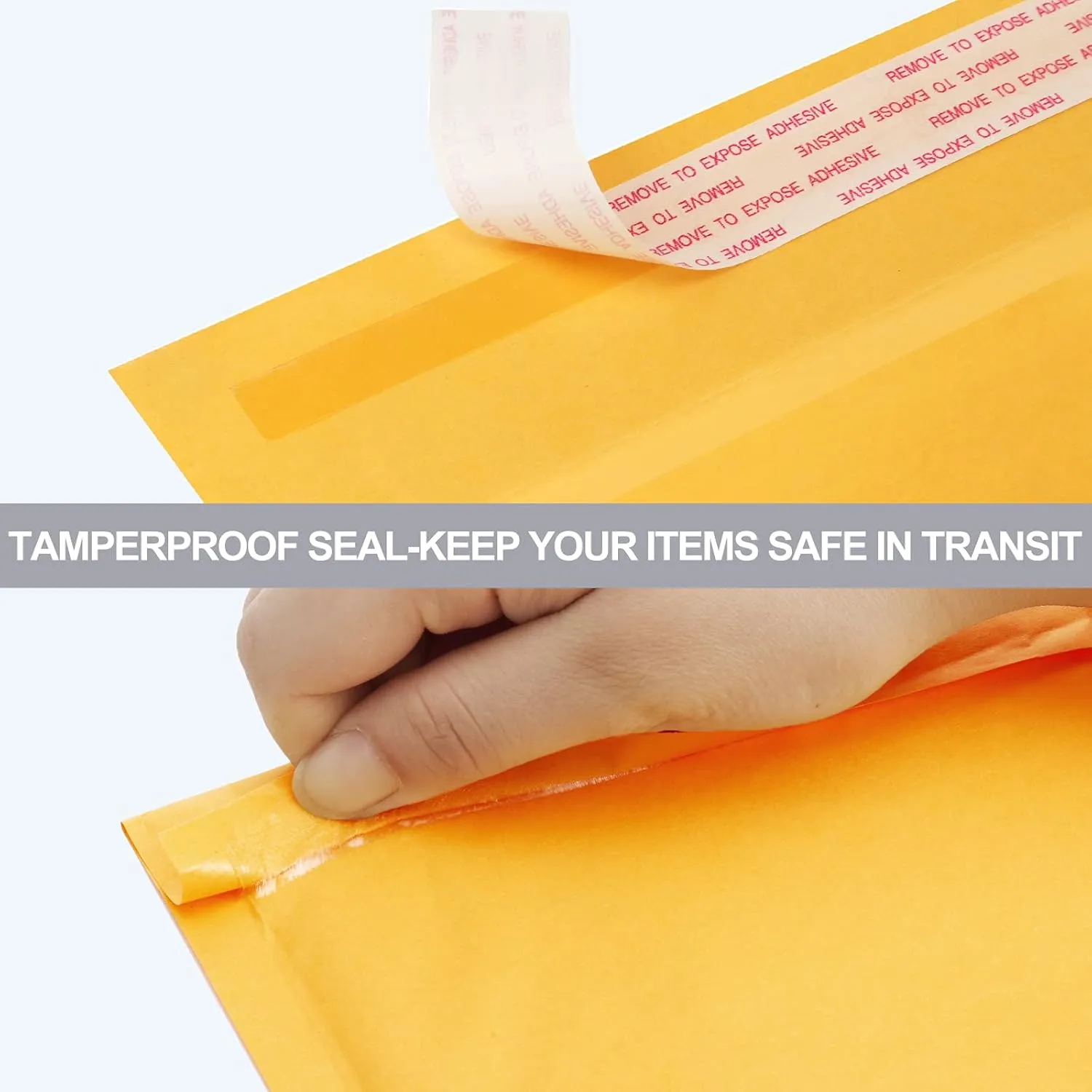 UCGOU Bubble Mailers 4x8 Inch Yellow 100 Pack Kraft Padded Envelopes Small Business Mailing Packages Opaque Self Seal Boutique Shipping Bags Mailer Shipping Envelopes Bubble Mailer