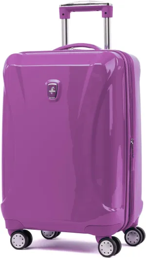 Ultra Lite 4 Hardside, 21-Inch Carry-On Expandable Spinner (Bright Violet)