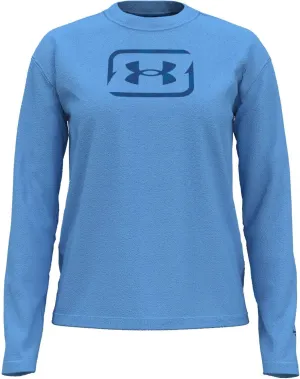 Under Armour - Womens Iso-Chill Freedom Hk Long Sleeve 2.0 T Shirt, Color Carolina Blue/Viral Blue (475), Size: Large