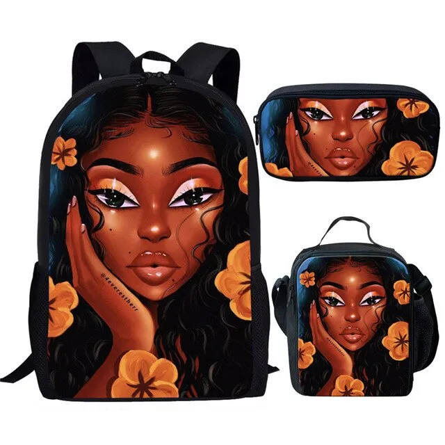 Unique Afro Magic  Bags Sets Bookbags