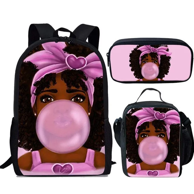 Unique Afro Magic  Bags Sets Bookbags