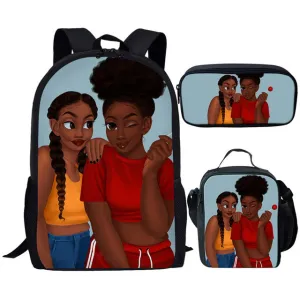 Unique Afro Magic  Bags Sets Bookbags