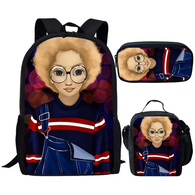 Unique Afro Magic  Bags Sets Bookbags